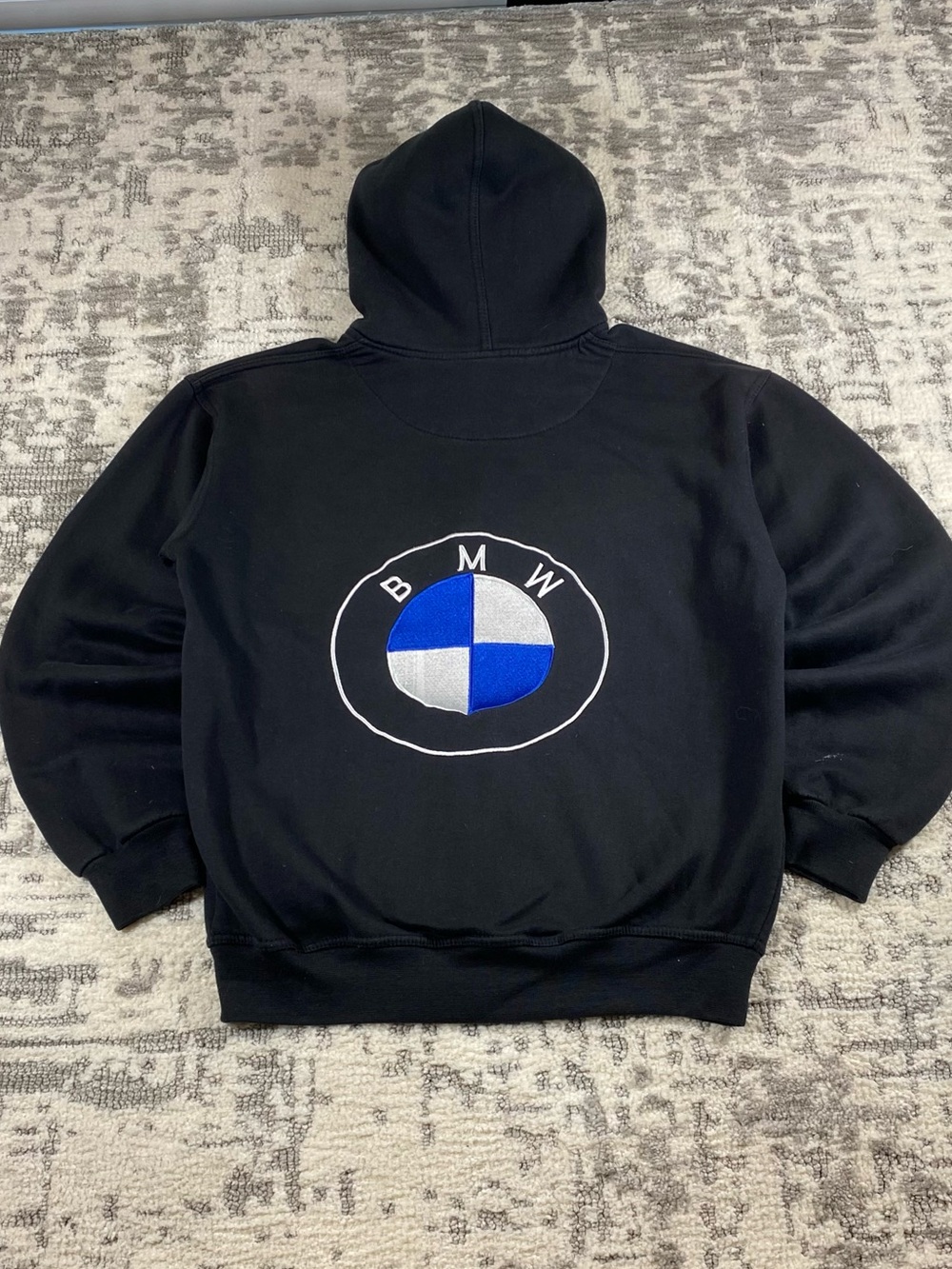 Y2k B&M Embroidered Zip-Up Hoodie - Picture 2 of 7